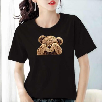 Monkey Design Ladies T-shirt Multiple Color